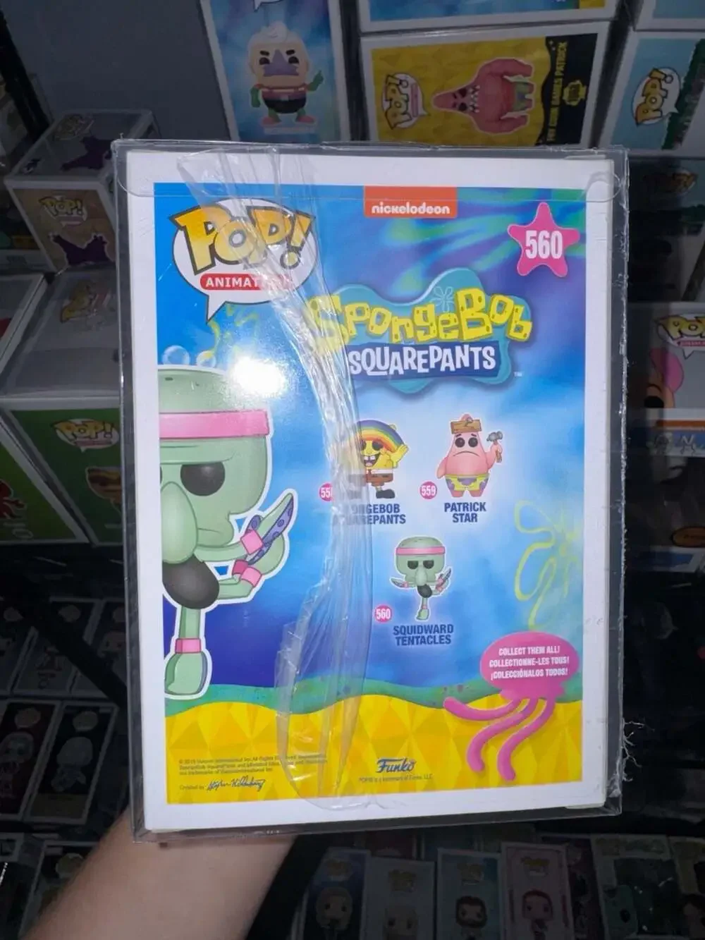 Funko Pop! Animation SpongeBob SquarePants Squidward Tentacles #560 Vinyl Figure